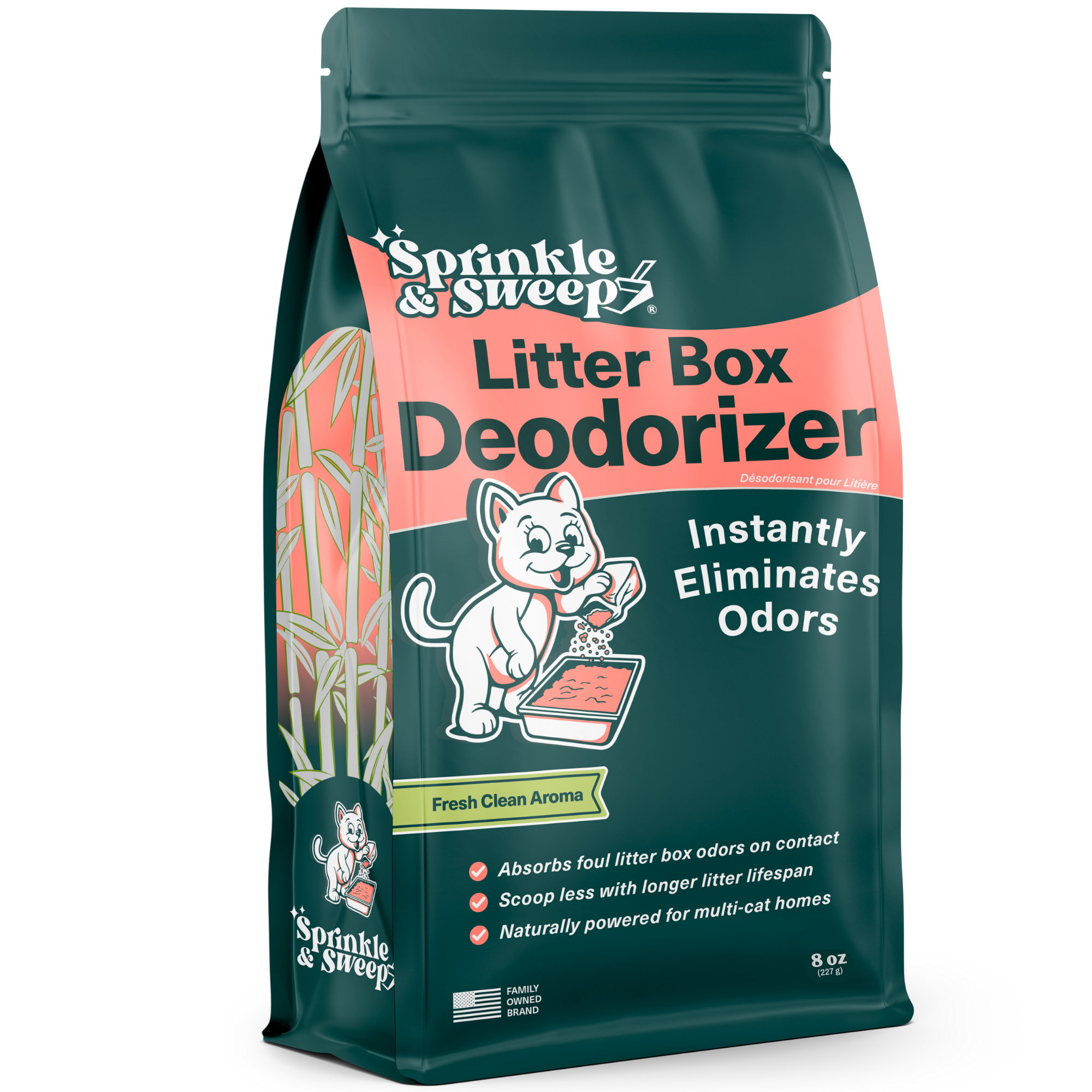 Sprinkle & Sweep Kattenbak Deodorant (8oz)