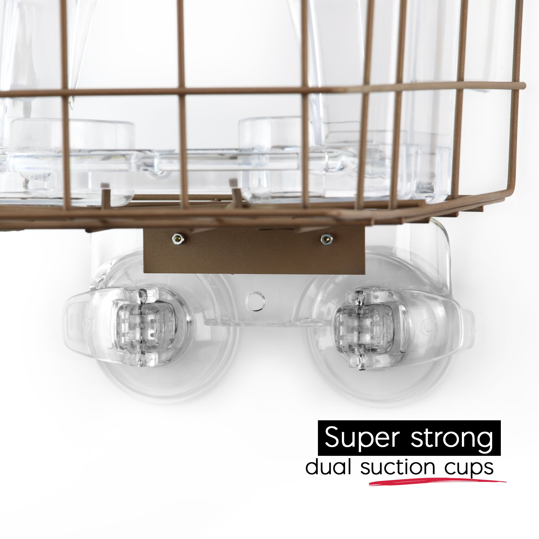 Bogenfenster-Futterspender: Eichhörnchensicheres Käfigzubehör