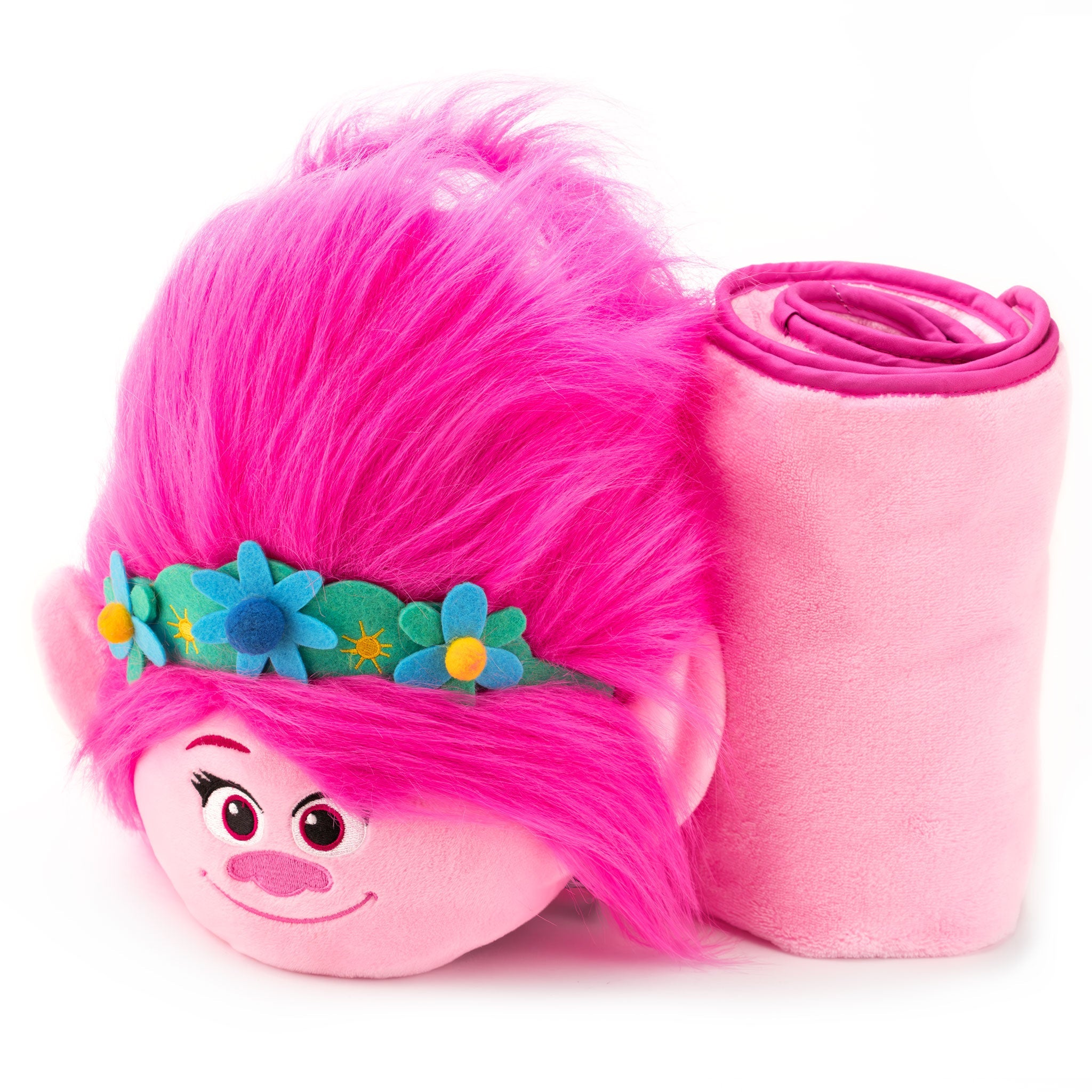 CTI - Manta Polar Trolls Poppy 110x140, poliéster, Rosa, 140 x 110 cm CTI - Manta Polar Trolls Poppy 110x140, poliéster, Rosa, 140 x 110 cm