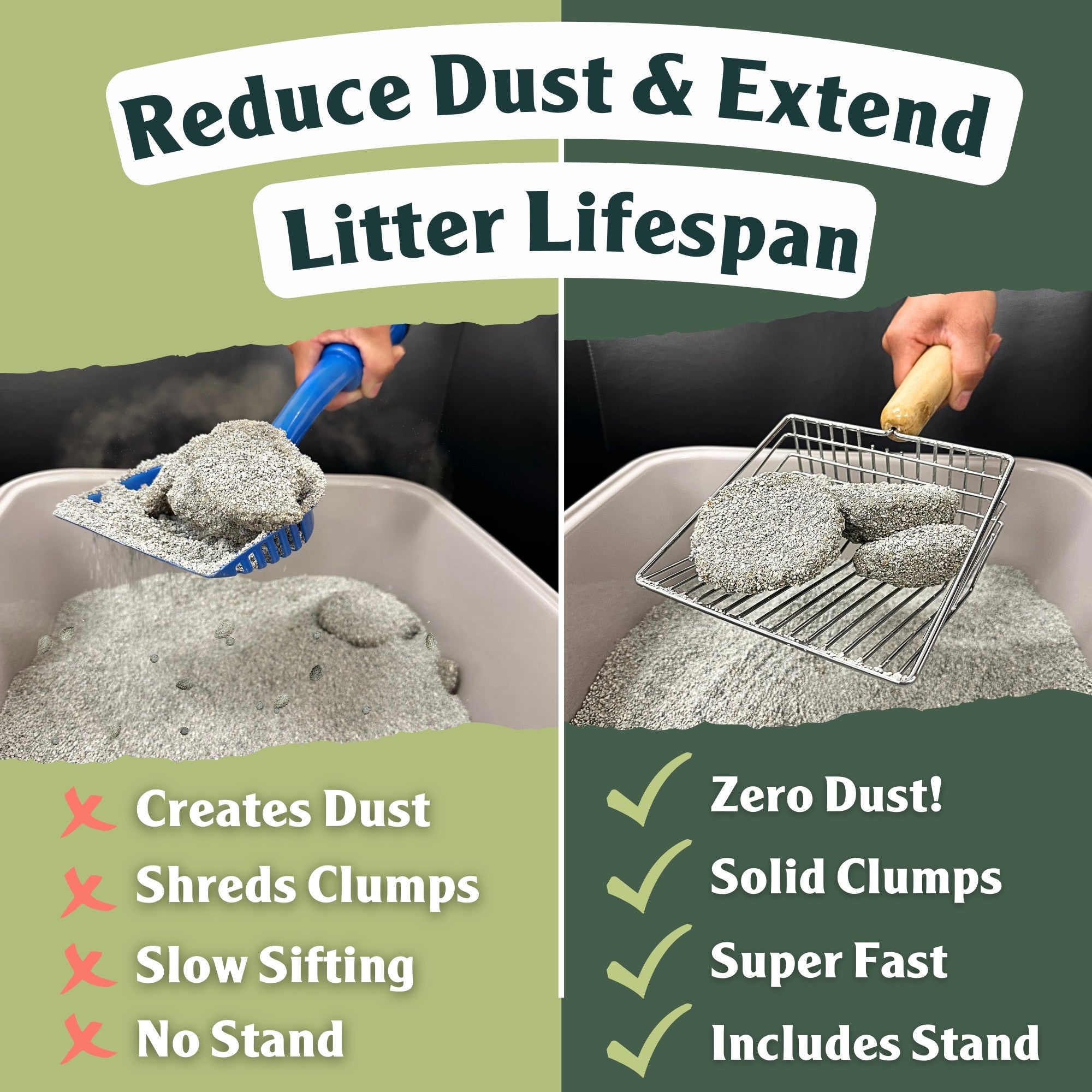 Sprinkle & Sweep Litter Box Speed Sifter