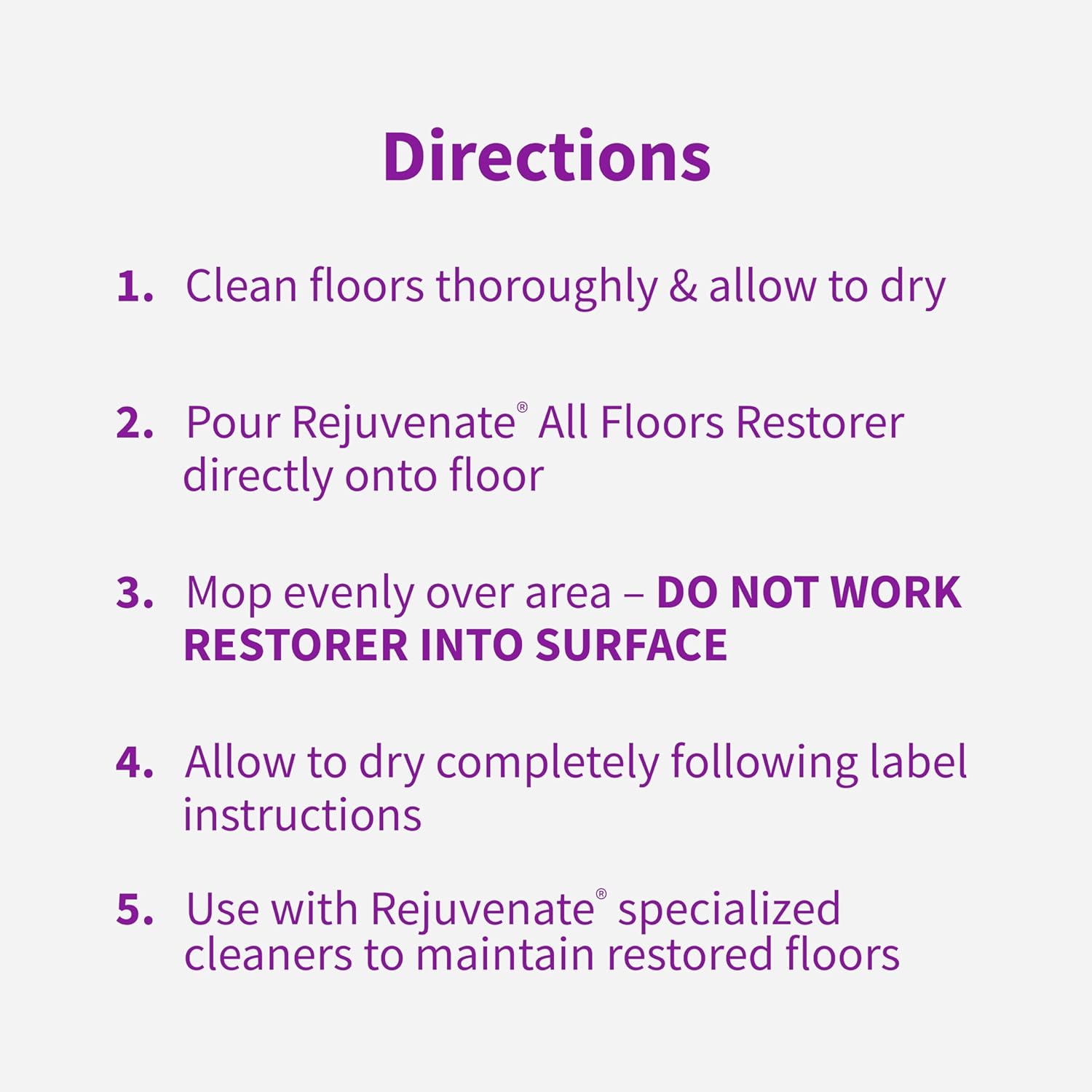 Verjongende Instant Floor Restorer 