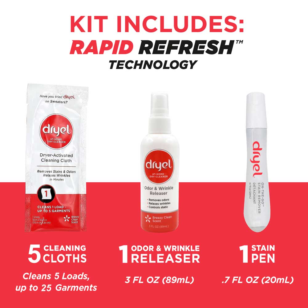 Dryel Dryel at-Home Dry Cleaning Kit – Roamwild
