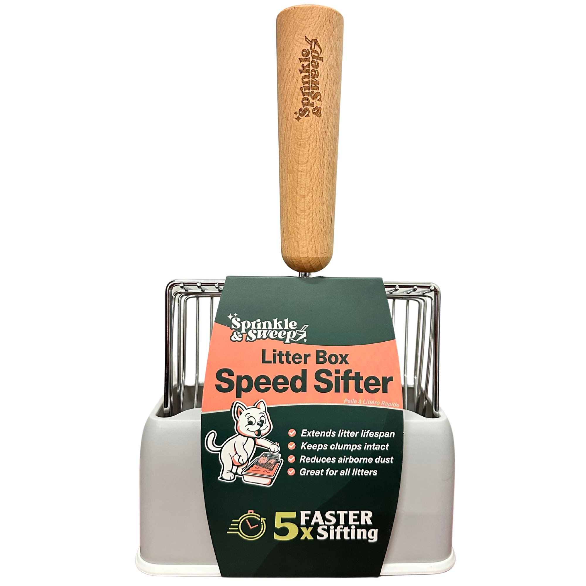 Sprinkle & Sweep Litter Box Speed Sifter