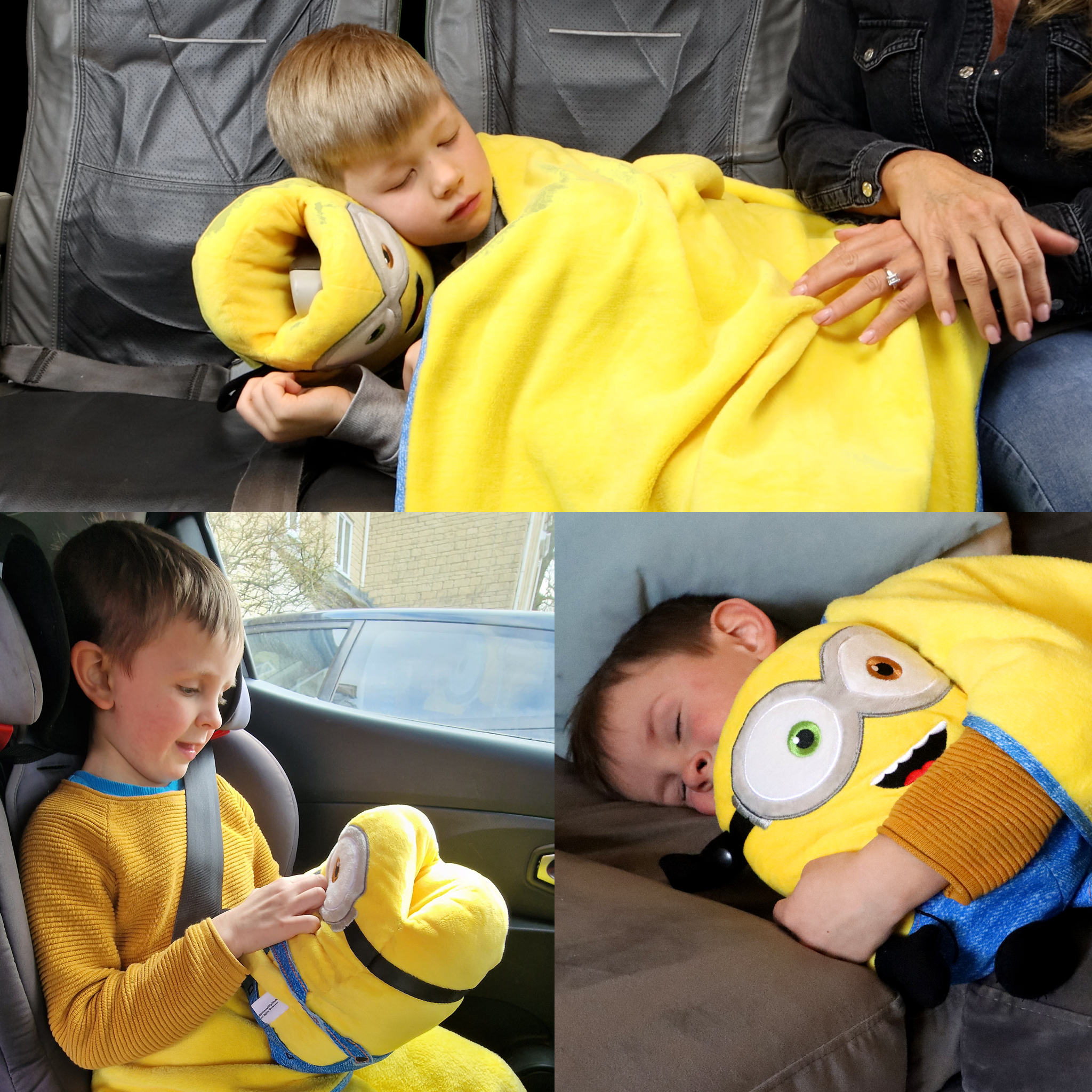 Roamwild Universal Despicable Me Bob Minions Kids Travel Pillow