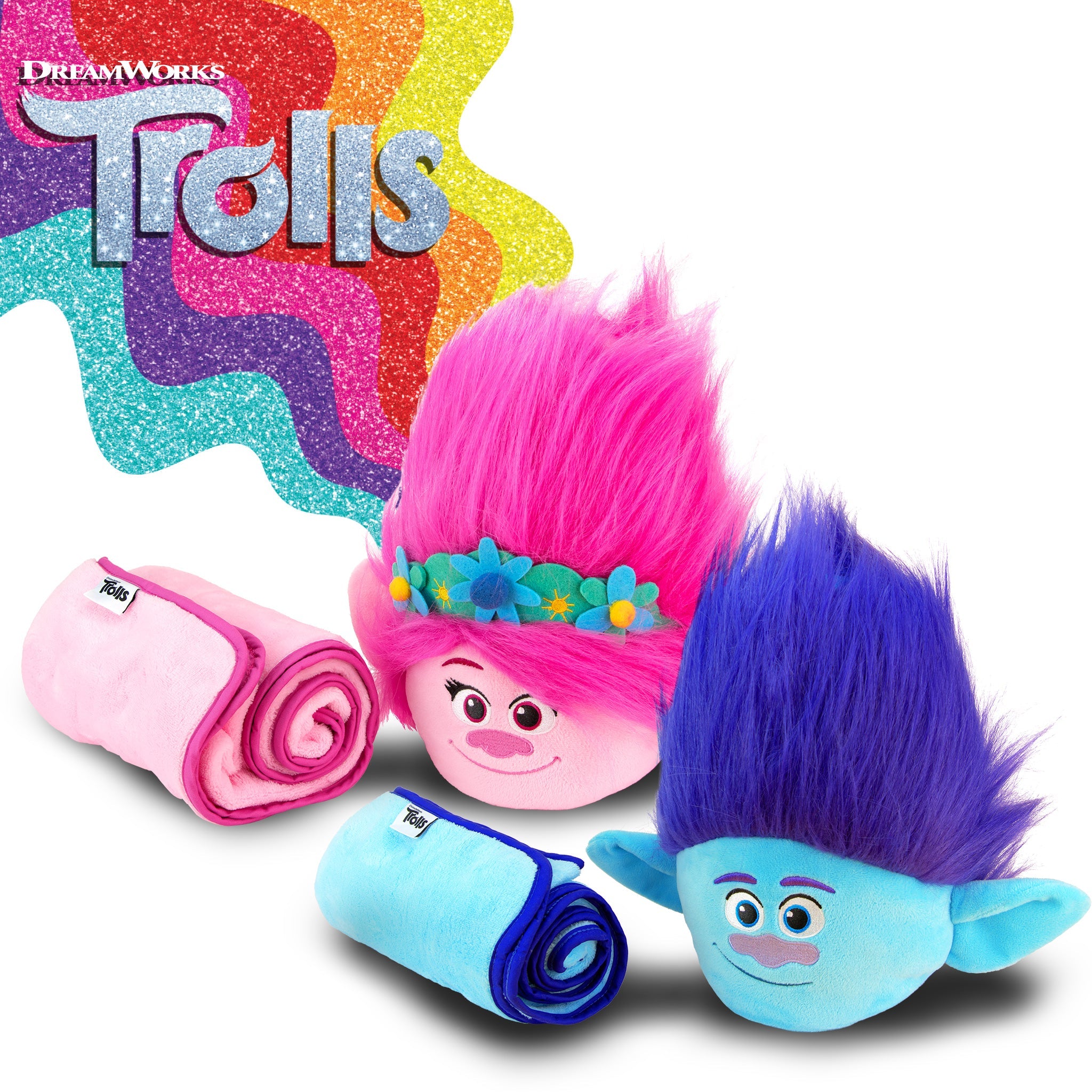 TROLLS Kids Travel Pillow (Branch)