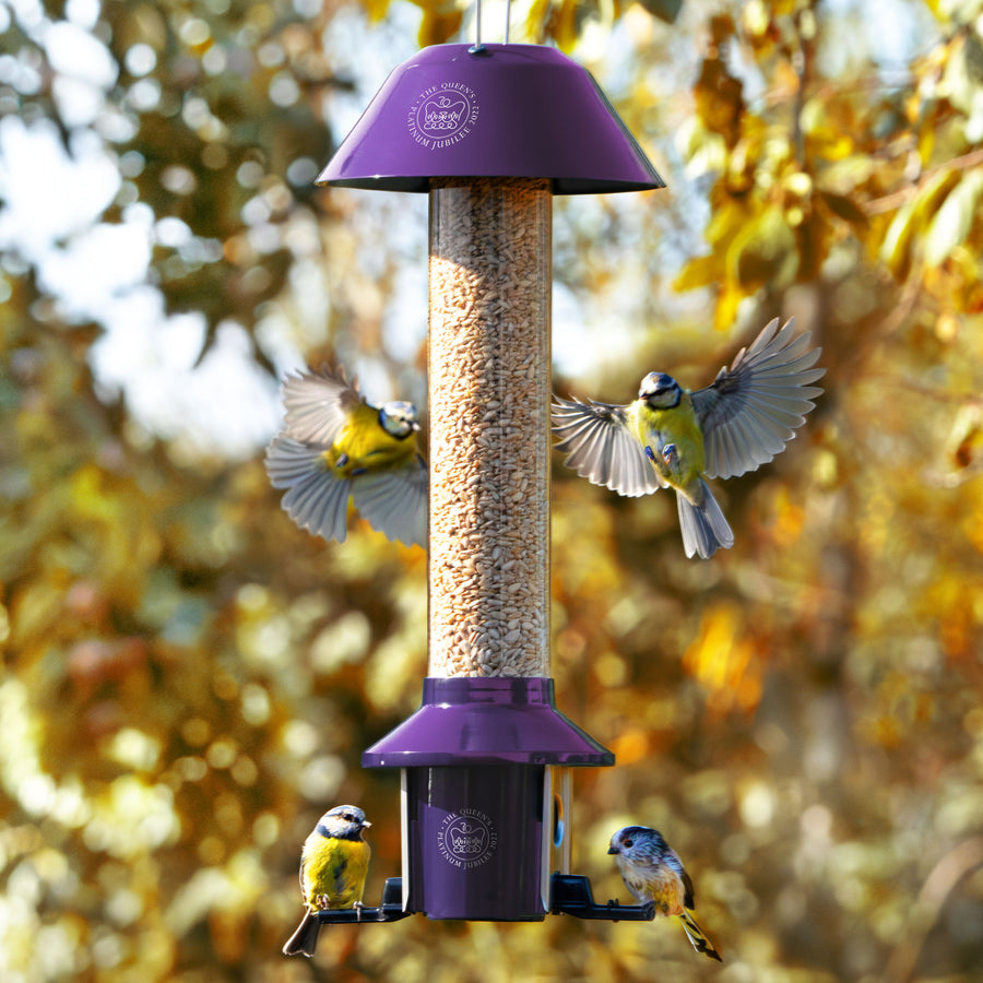 Roamwild PestOff Vogelfutterstation | Platin-Jubiläums-Tribut an Königin Elisabeth II.