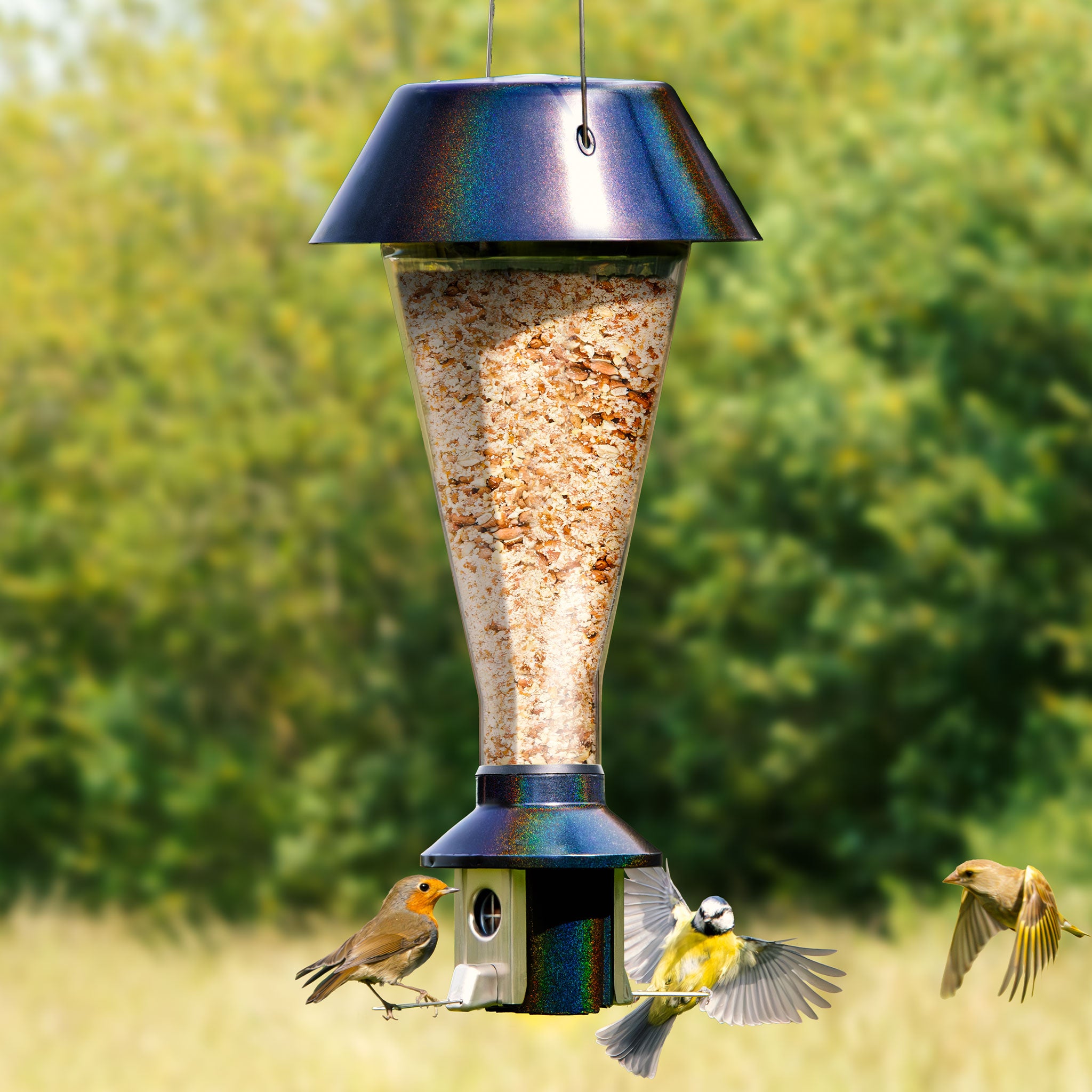 Roamwild Mega PestOff Squirrel Proof Bird Feeder For Peanut/Mealworms