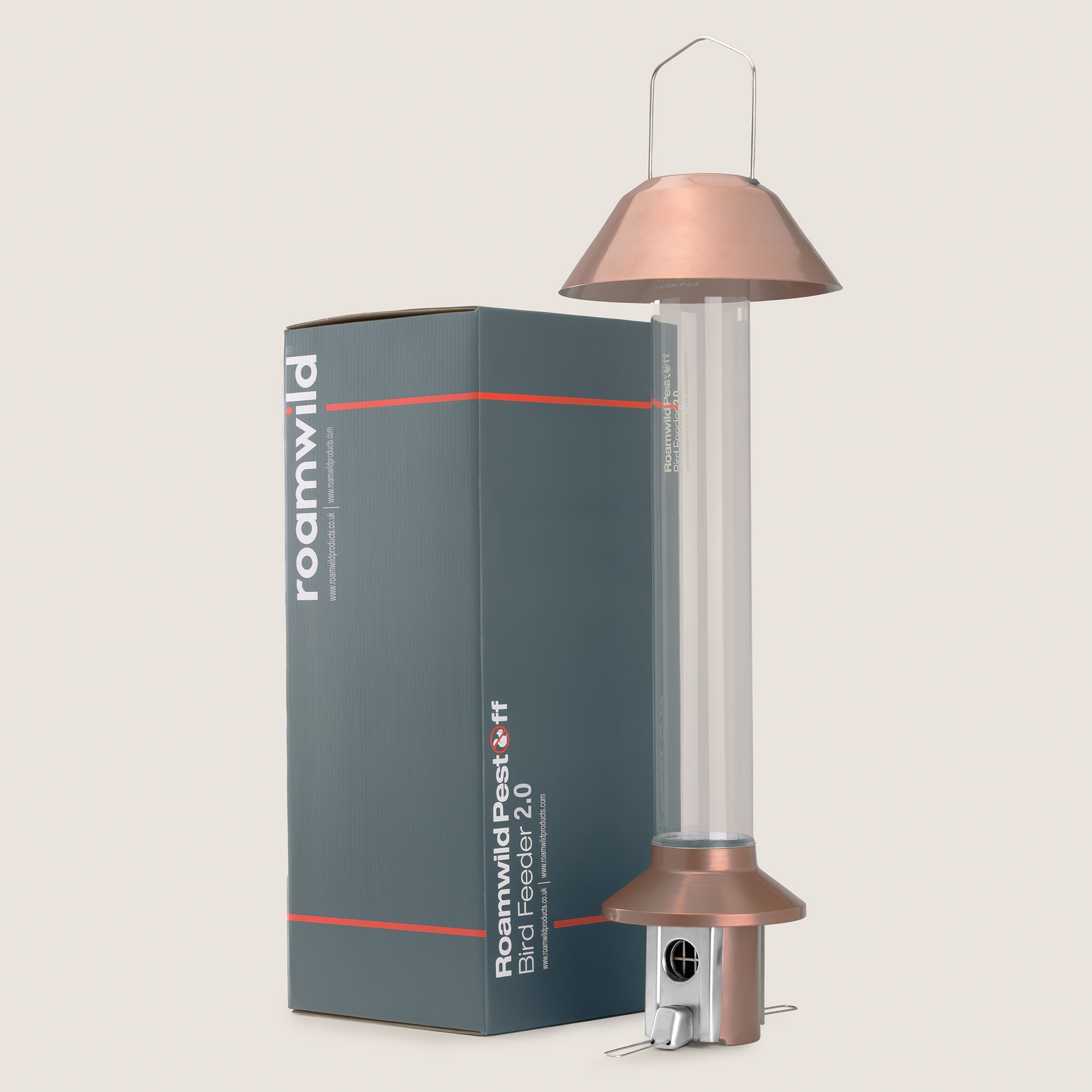 Roamwild PestOff Eichhörnchensicheres Vogelfutterhaus 2.0 