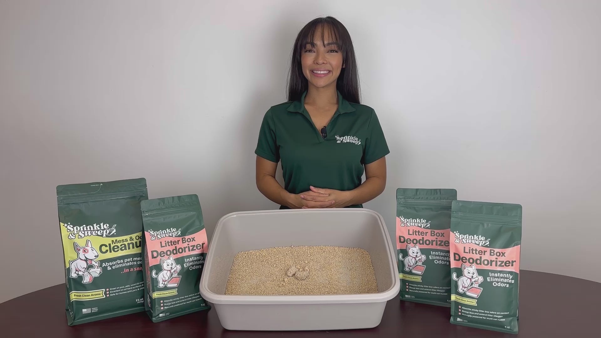 Video laden: Sprinkle &amp; Sweep Litter Box Deodoriser (8oz)