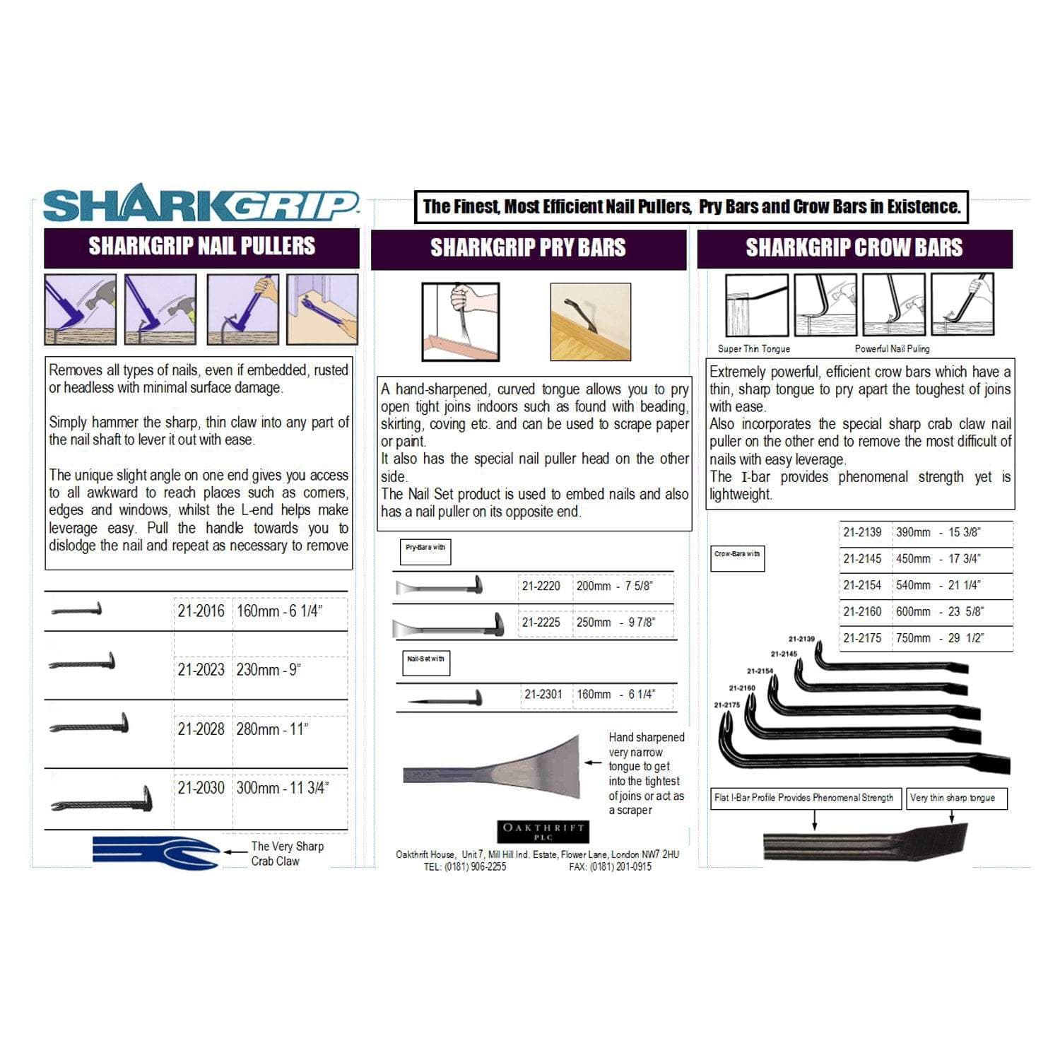 Shark Corp Nail Set With 0.09 Inch Point - (21-2301)