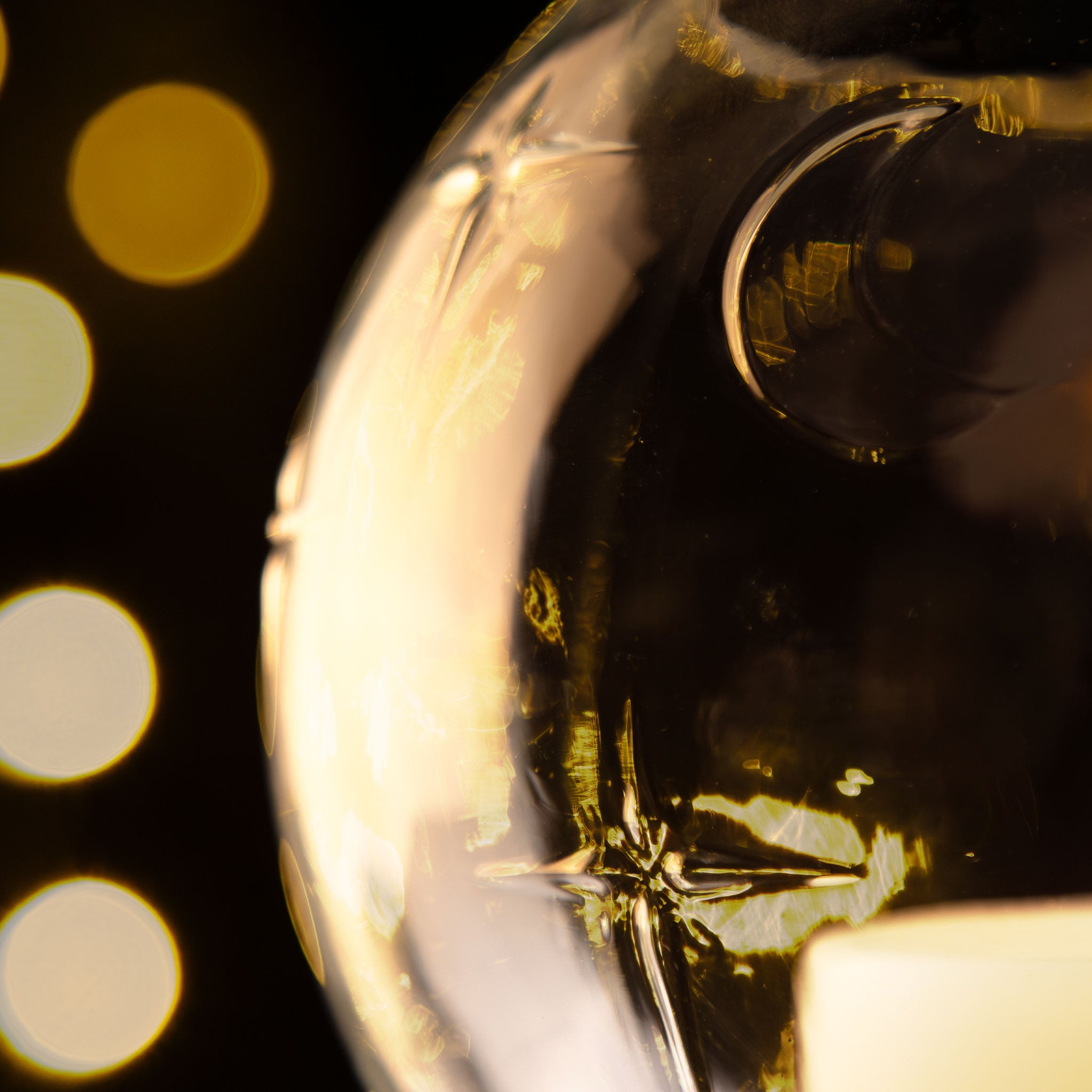 Battery Operated Flameless Candle Christmas Village Globe (Hand Painted!)