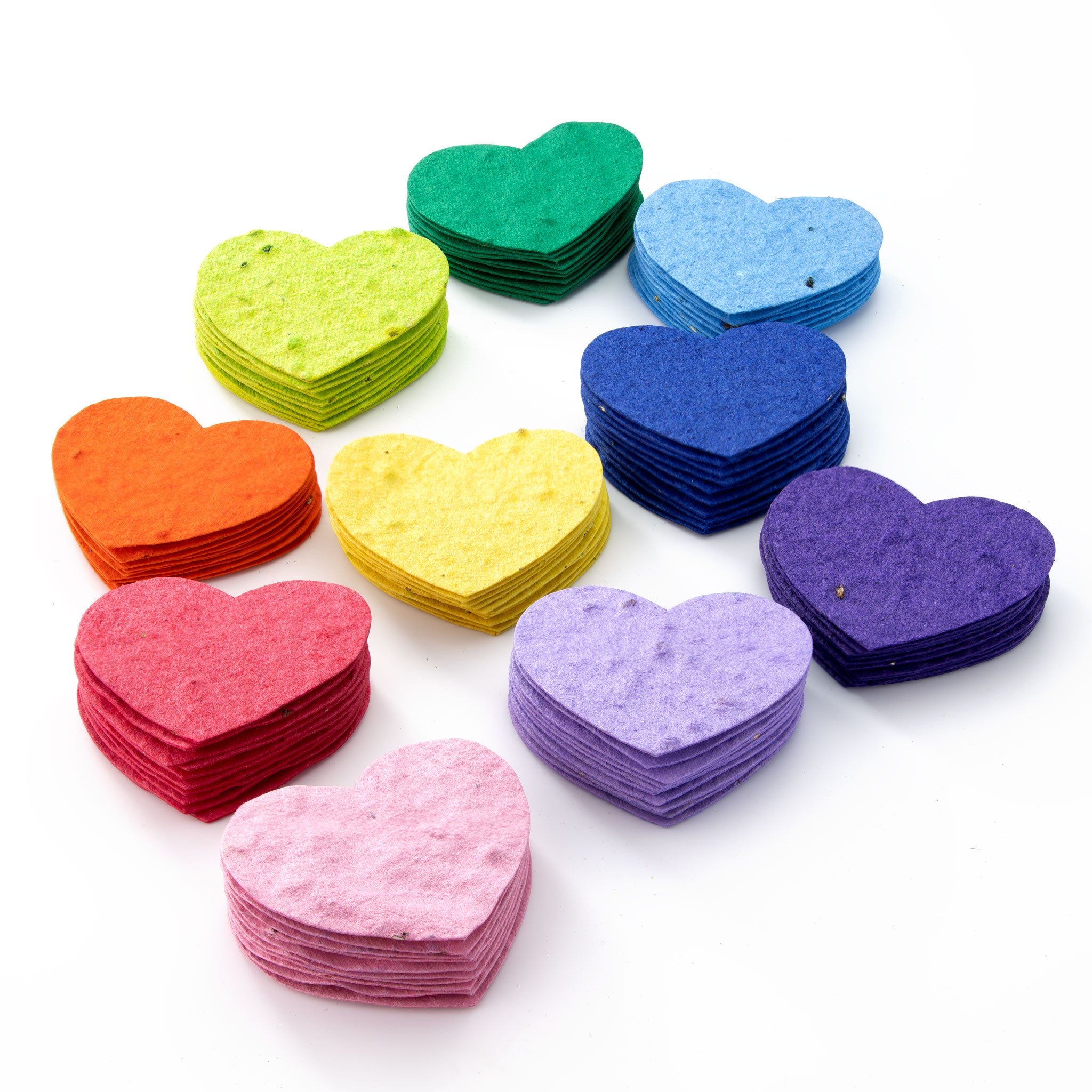 Roamwild Seeded Paper Shapes - Pack Of 100 (Heart)