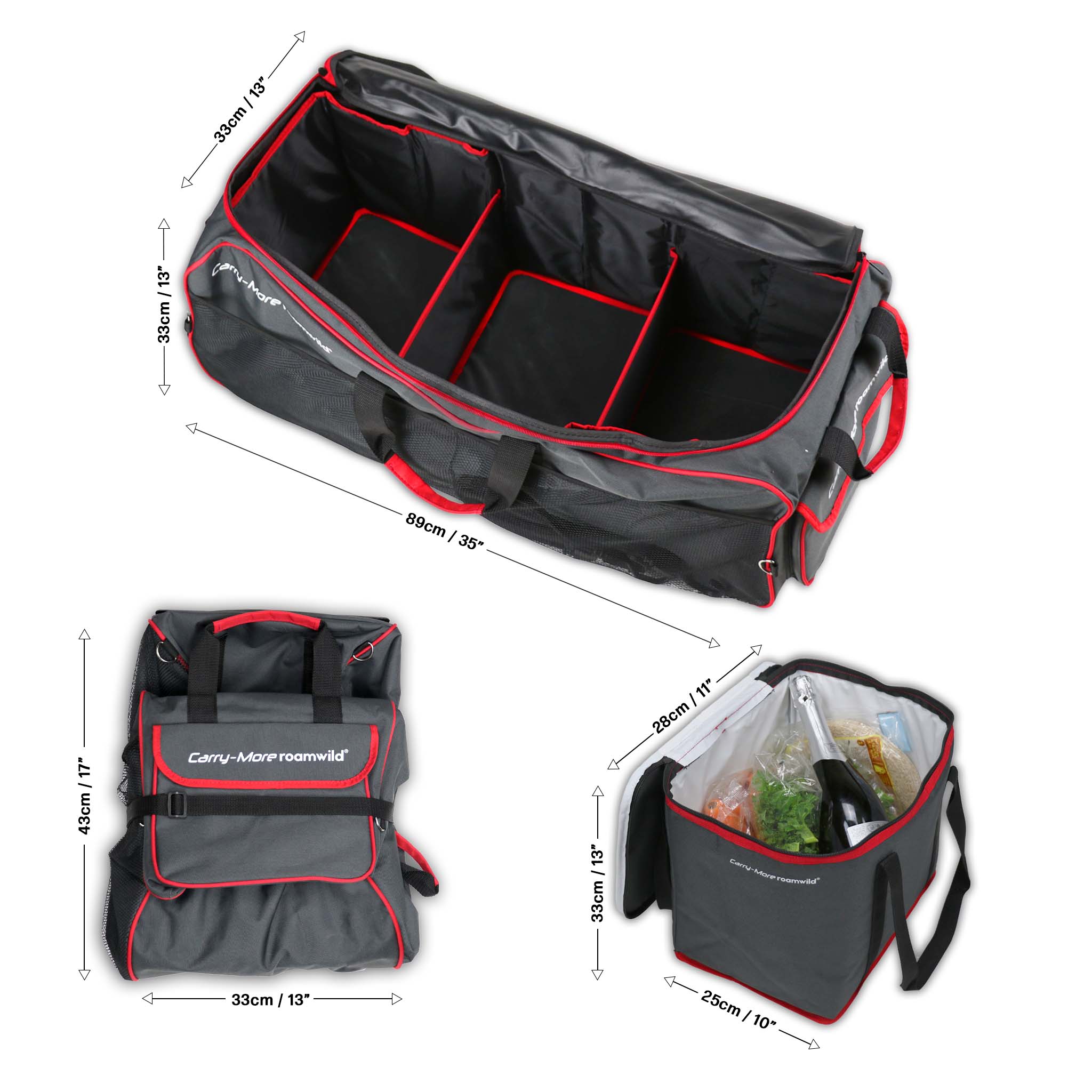 Roamwild Carry-More 3-in-1-Auto-Aufbewahrungs-Organizer