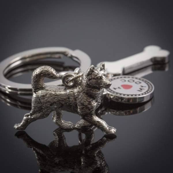 Große Hunderassen – Hochdetaillierter Hunde-Schlüsselanhänger aus Metall 