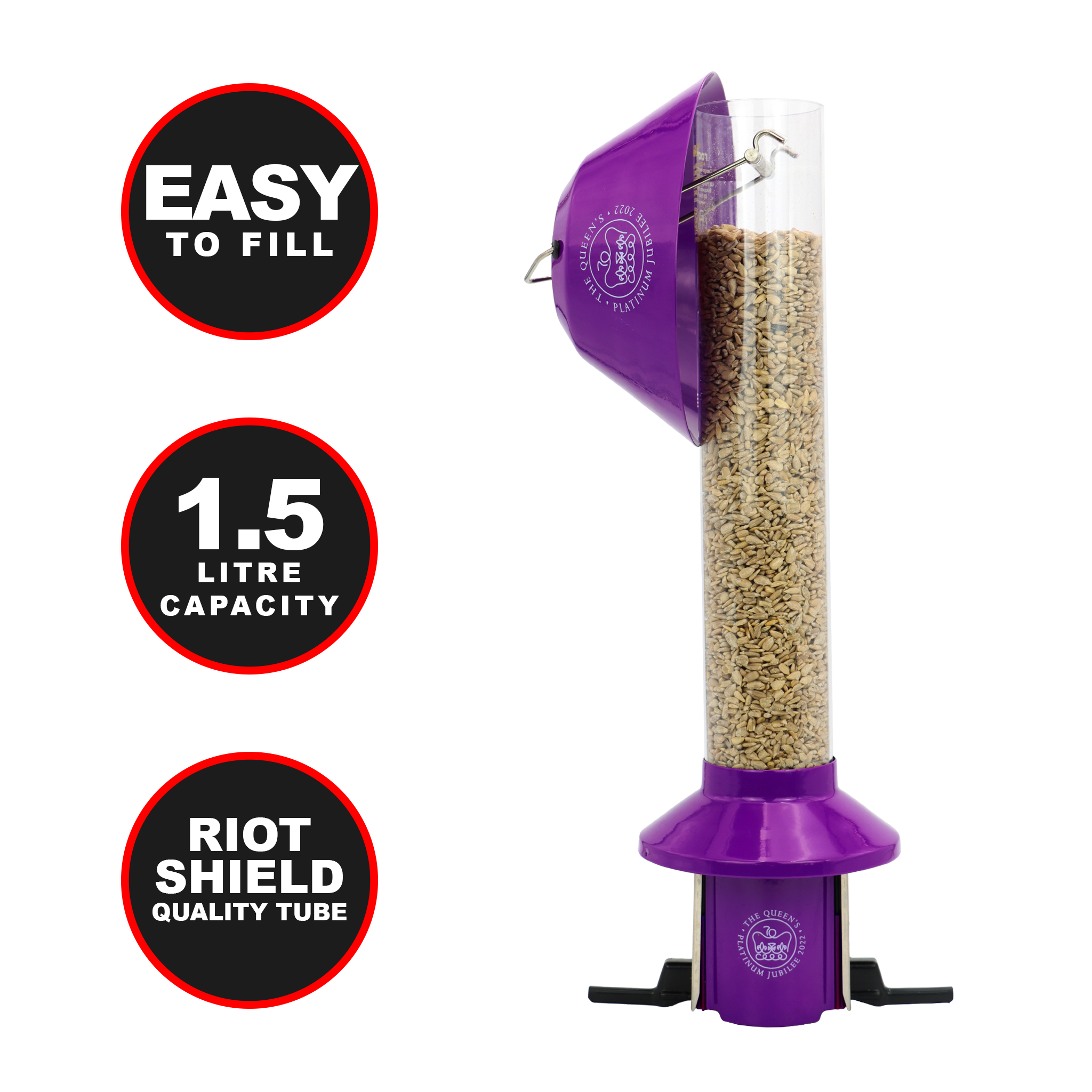 Roamwild PestOff Bird Feeder | Queen Elizabeth II Platinum Jubilee Tribute