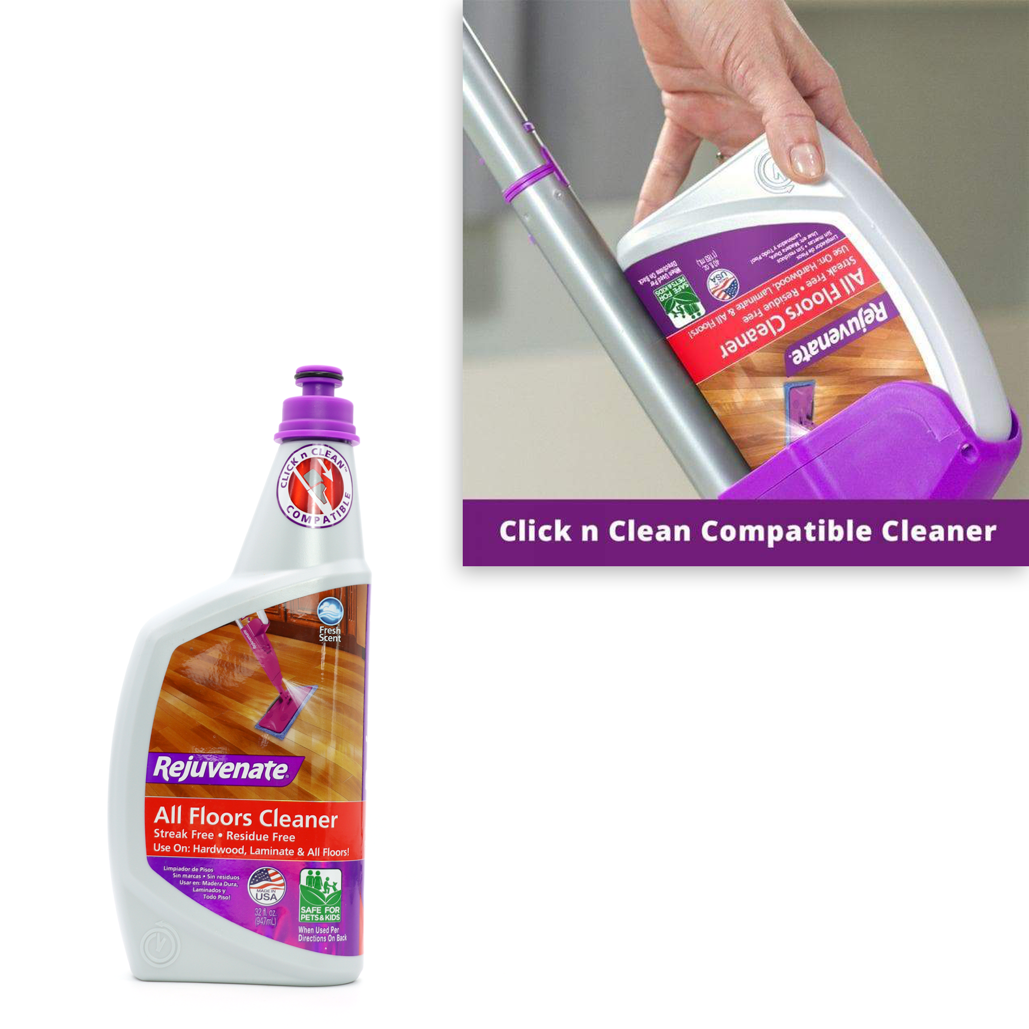 Rejuvenate All Floors Cleaner | No Bucket Needed