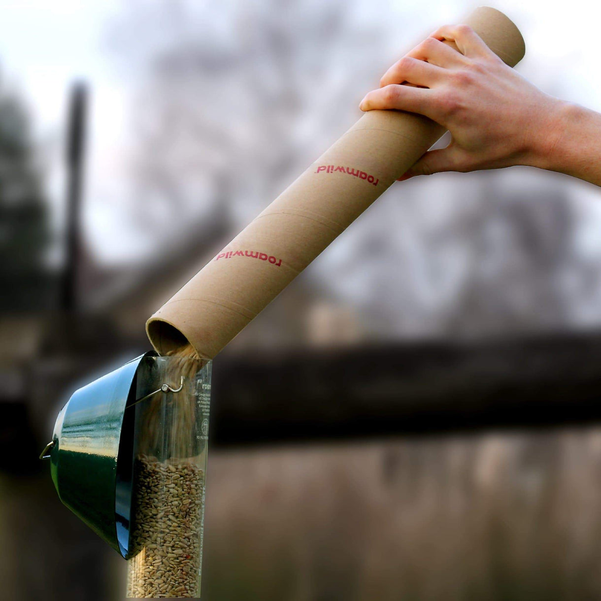 Roamwild Bird Seed Torpedo Fill Your Feeder In Seconds
