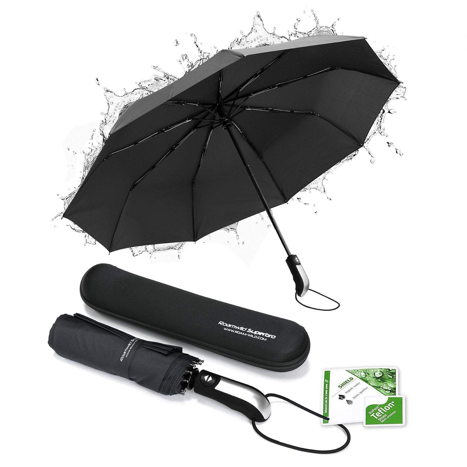 Roamwild SuperBro Folding Travel Umbrella - Roamwild